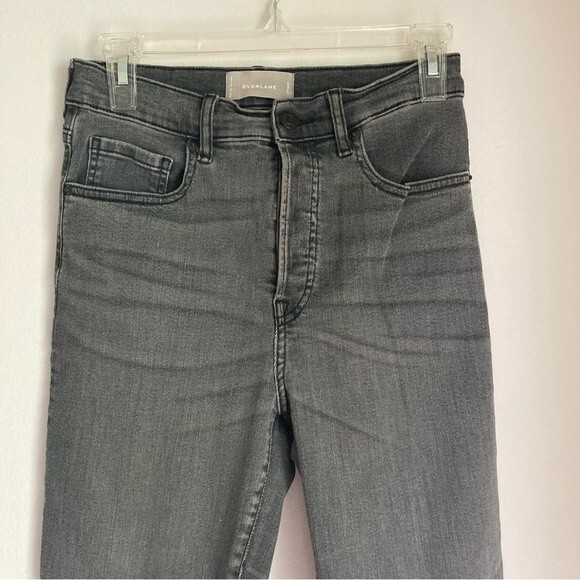 Everlane Women’s cigarette straight leg faded black gray jeans size 28 regular! - Picture 5 of 11